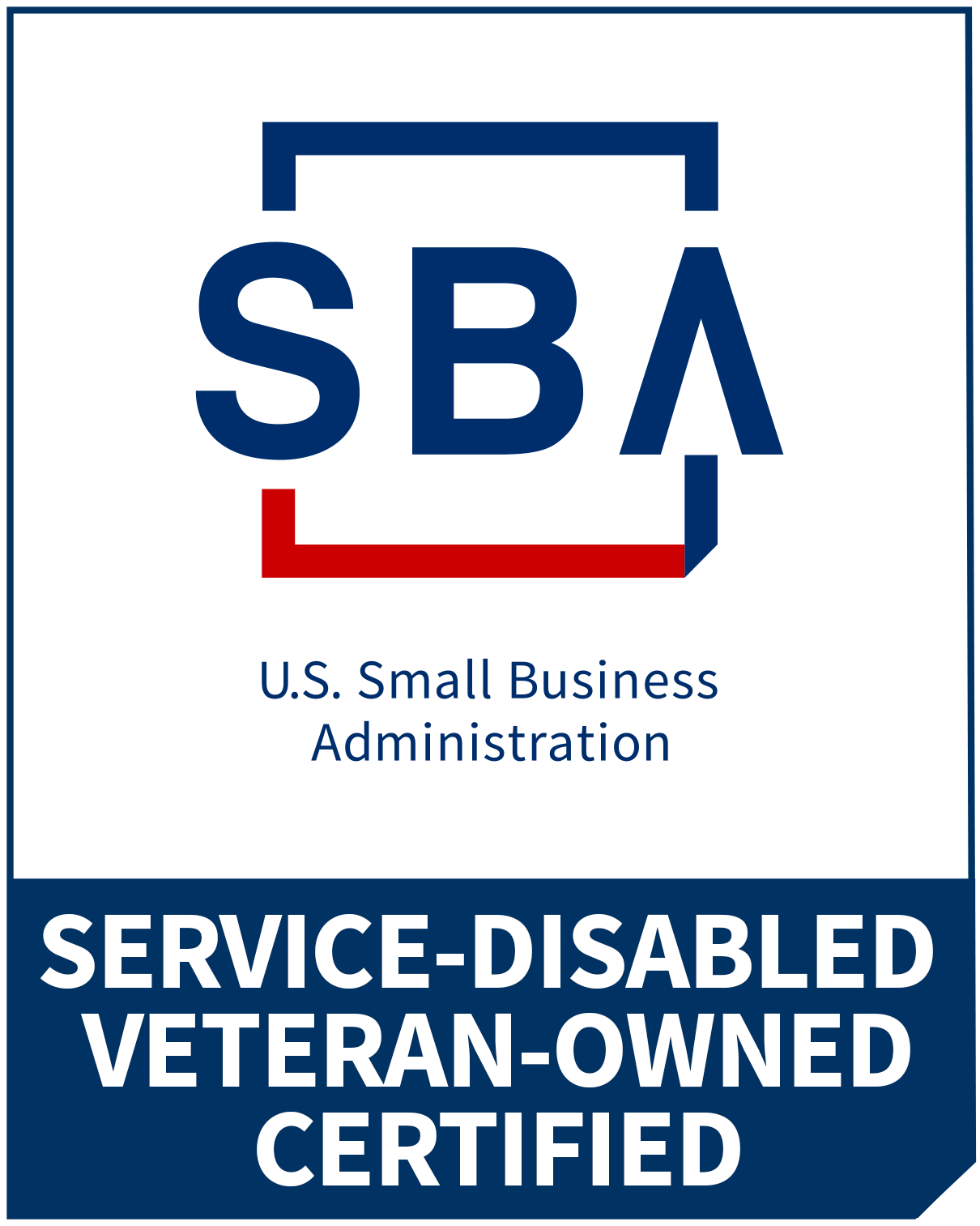 Service-Disabled Veteran-Owned Small Business certification badge